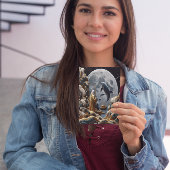 De Maanvangst van de Gouden Visser Briefkaart