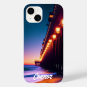 De Maanverlichte Steiger Persoonlijk Case-Mate iPhone Case (Achterkant)