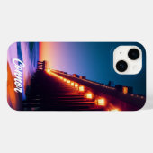 De Maanverlichte Steiger Persoonlijk Case-Mate iPhone Case (Achterkant (horizontaal))