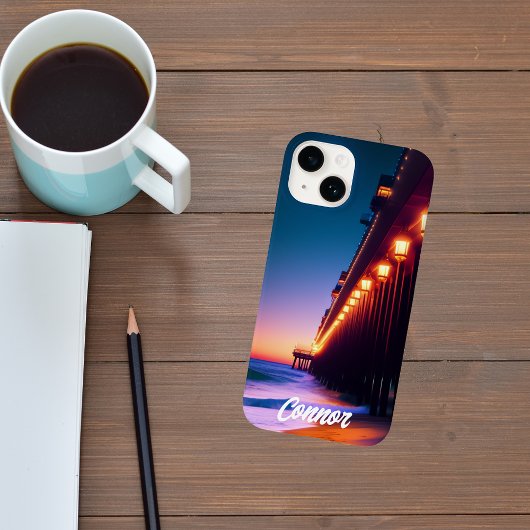 De Maanverlichte Steiger Persoonlijk Case-Mate iPhone Case