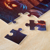 De maanverlichte wake Halloween Legpuzzel (Zijkant)