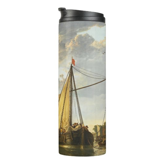 De Maas bij Dordrecht Aelbert Cuyp Thermosbeker (Geroteerd rechts)