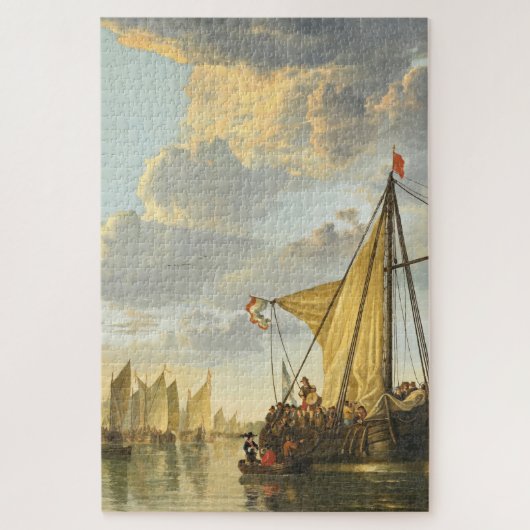 De Maas bij Dordrecht Legpuzzel (Verticaal)