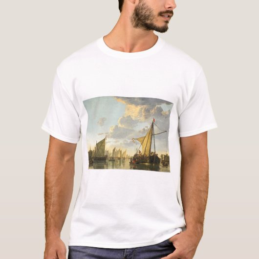 De Maas bij Dordrecht T-shirt (Voorkant)