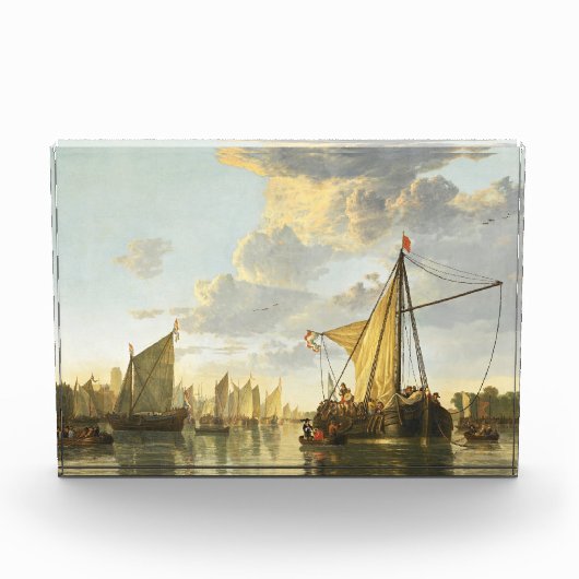 De Maas in Dordrecht Aelbert Cuyp Fotoblokken (Voorkant)