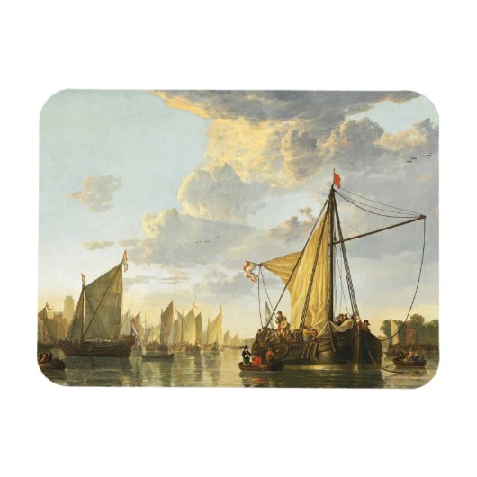 De Maas in Dordrecht Aelbert Cuyp Magneet (Horizontaal)