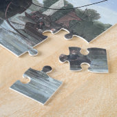 De Maas in Dordrecht tegen Dag Legpuzzel (Zijkant)
