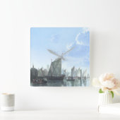 De Maas in Dordrecht Vierkante Klok (Huis)