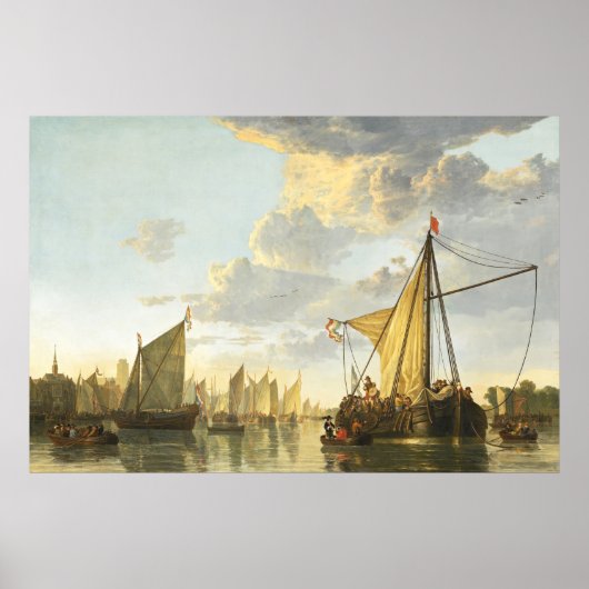 De Maas in het Poster Dordrecht Aelbert Cuyp (Voorkant)