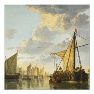 De Maas in het Poster Dordrecht Aelbert Cuyp