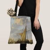 "De Maas" kunst aangepaste monogram zakken Tote Bag (Dichtbij)