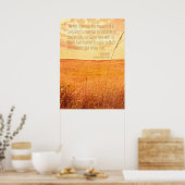 De maatregel van een beschaving poster (Keuken)