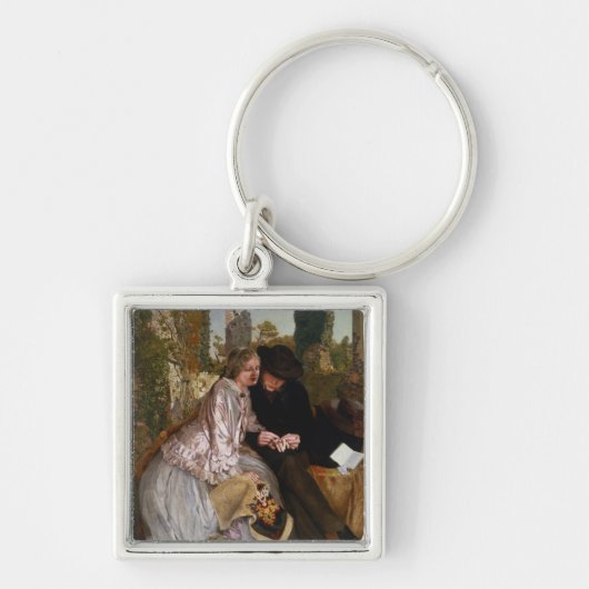 De maatregel voor de bruiloft Ring, 1855 Sleutelhanger (Voorkant)