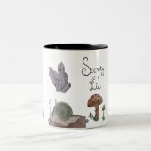 De maatschappij is een leugen tweekleurige koffiemok (Center)