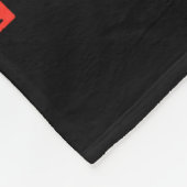 De maatschappij zegt dat ik autistisch ben Autisme Fleece Deken (Hoek)