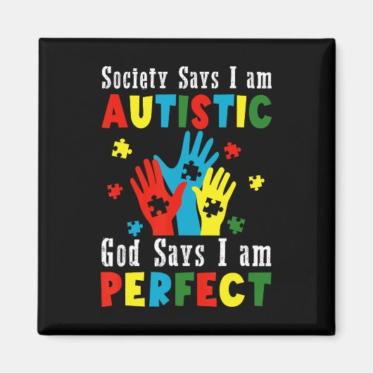 De maatschappij zegt dat ik Autistisch ben... zegt Magneet (Voorkant)