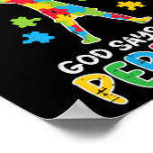 De maatschappij zegt dat Im Autistic God perfecte  Poster (Hoek)
