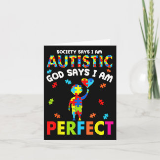 De maatschappij zegt dat mijn autistisch God zegt Kaart