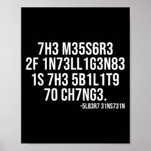 De Maatstaf Van Intelligentie Gecodeerde Motivatie Poster