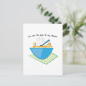 De Mac naar mijn kaas Briefkaart (Staand voorkant)