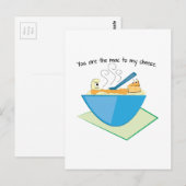 De Mac naar mijn kaas Briefkaart (Voorkant / Achterkant)