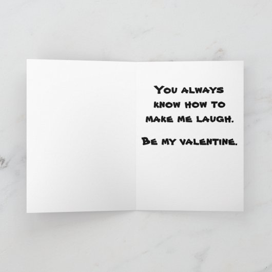 De Macaque Monkey Valentijn Kaart (Binnen)