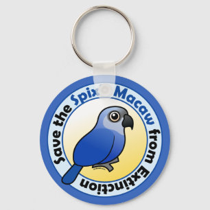 De Macaw-Sleutelhanger van Spix opslaan Sleutelhanger