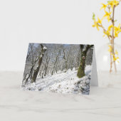 De macclesfield Forest winter Kaart (Gele Bloem)
