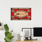 De machete - Matchbox Print - Zweden Muurkunst (Thuiskantoor)