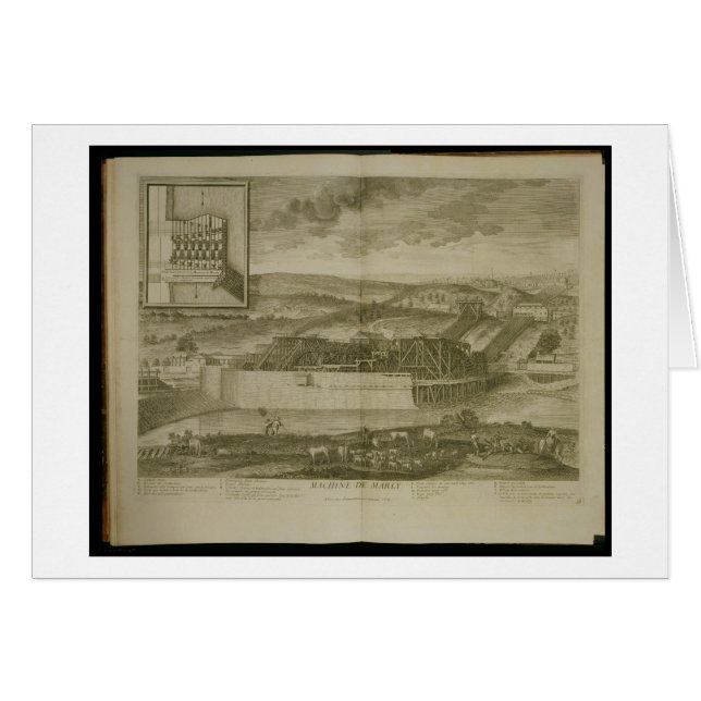 De machine bij Marly, van Les Plans, Profils et (Voorkant Horizontaal)
