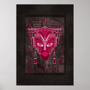 De machine: Bride van Pinbot Pinball Poster