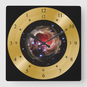 De Machine Clock~V838 Monocerotis~Star Outburst~ Vierkante Klok