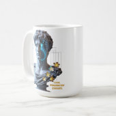 “De machine droomt” Koffiemok (Voorkant links)
