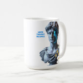 “De machine droomt” Koffiemok (Voorkant rechts)
