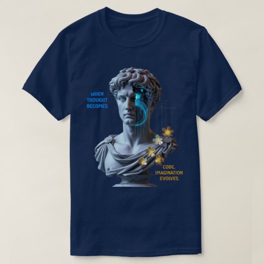 “De machine droomt”  T-shirt (Design voorkant)