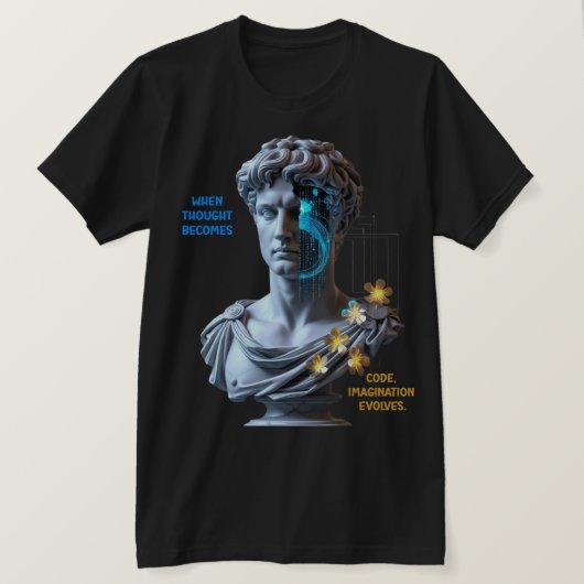 “De machine droomt” T-shirt (Design voorkant)