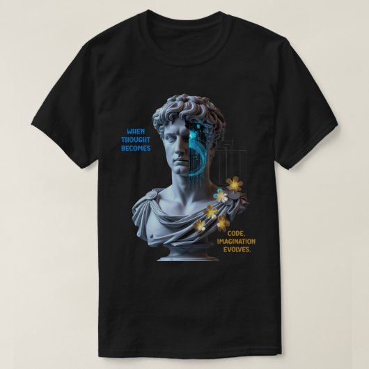 “De machine droomt” T-shirt (Design voorkant)