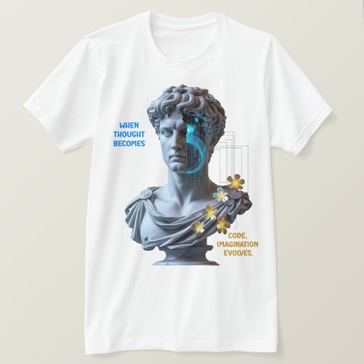 “De machine droomt” T-shirt (Design voorkant)
