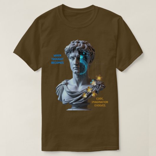 “De machine droomt” T-shirt (Design voorkant)