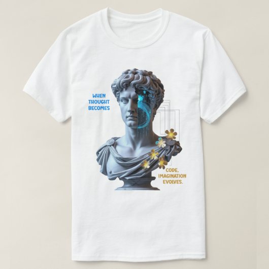 “De machine droomt” T-shirt (Design voorkant)