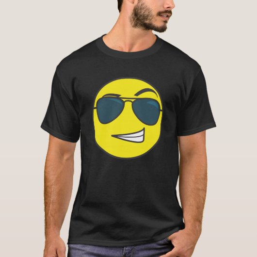 De macho emoticon t-shirt (Voorkant)