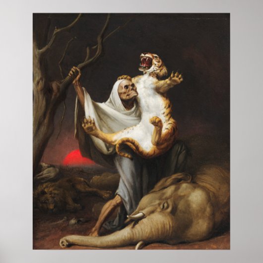 De macht van de Dood door William Holbrook Beard Poster (Voorkant)