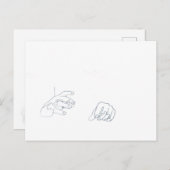 De macht van de handen briefkaart (Voorkant / Achterkant)