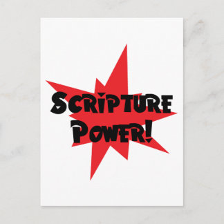 De Macht van het Heilige Schrift Briefkaart