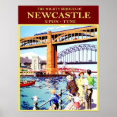 De machtige bruggen van Newcastle, Upon-Tune,  Poster (Voorkant)
