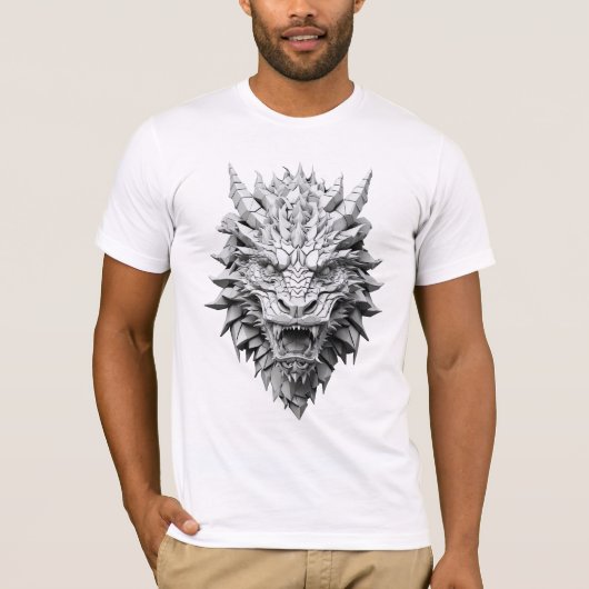 De machtige draak t-shirt (Voorkant)