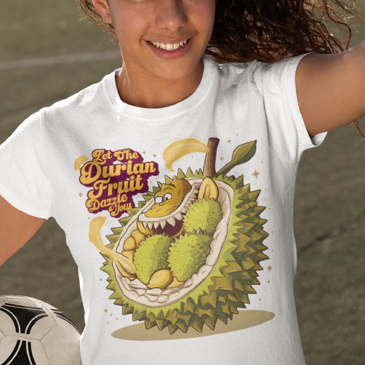 De machtige Duriaan: Laat de Durian Fruit heersen T-shirt