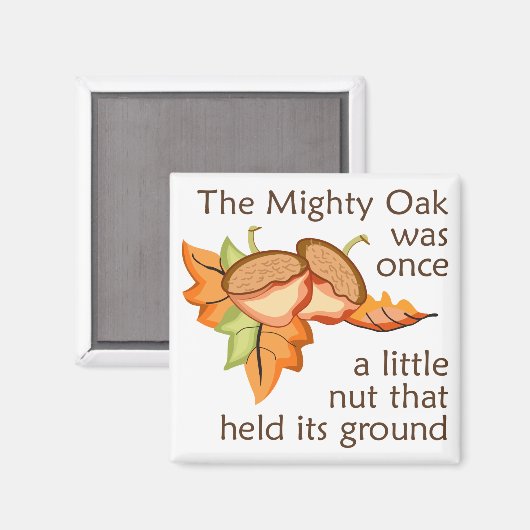 De machtige eik magneet (Voorkant / Achterkant)