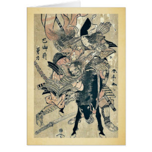 De machtige Tomoe Gozen van Katsukawa, Shuntei Uki