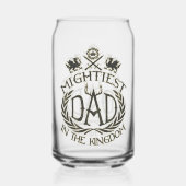 De machtigste vader in het Koninkrijk Blikvorm Glas (Achterkant)